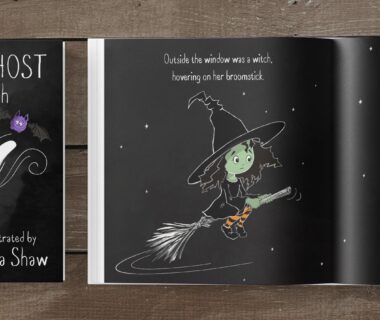 Black-and-white picture book for kids — the Little Ghost series combines gentle spookiness with heartwarming storytelling.